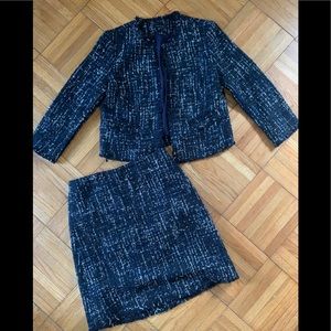 Ann Taylor blazer and skirt